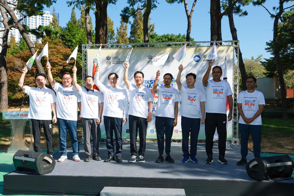 주한인도대사관-김해시, Viksit Bharat Run 2026 성공 개최 공식 게시물 사진