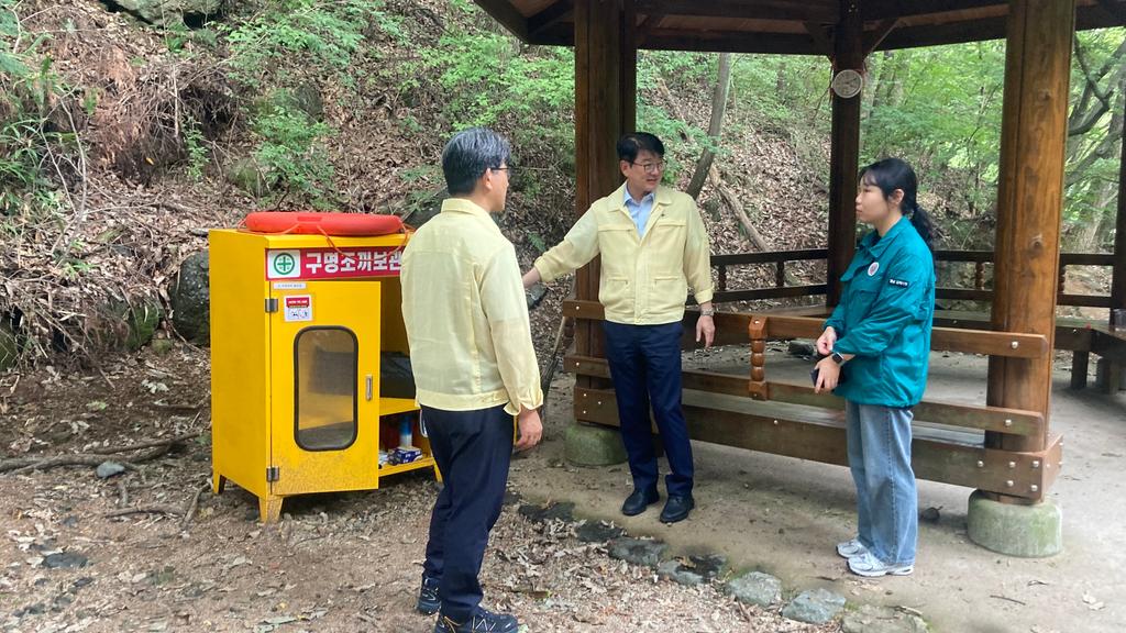 김해시, 막바지 물놀이 안전관리 실태 점검 공식 게시물 사진