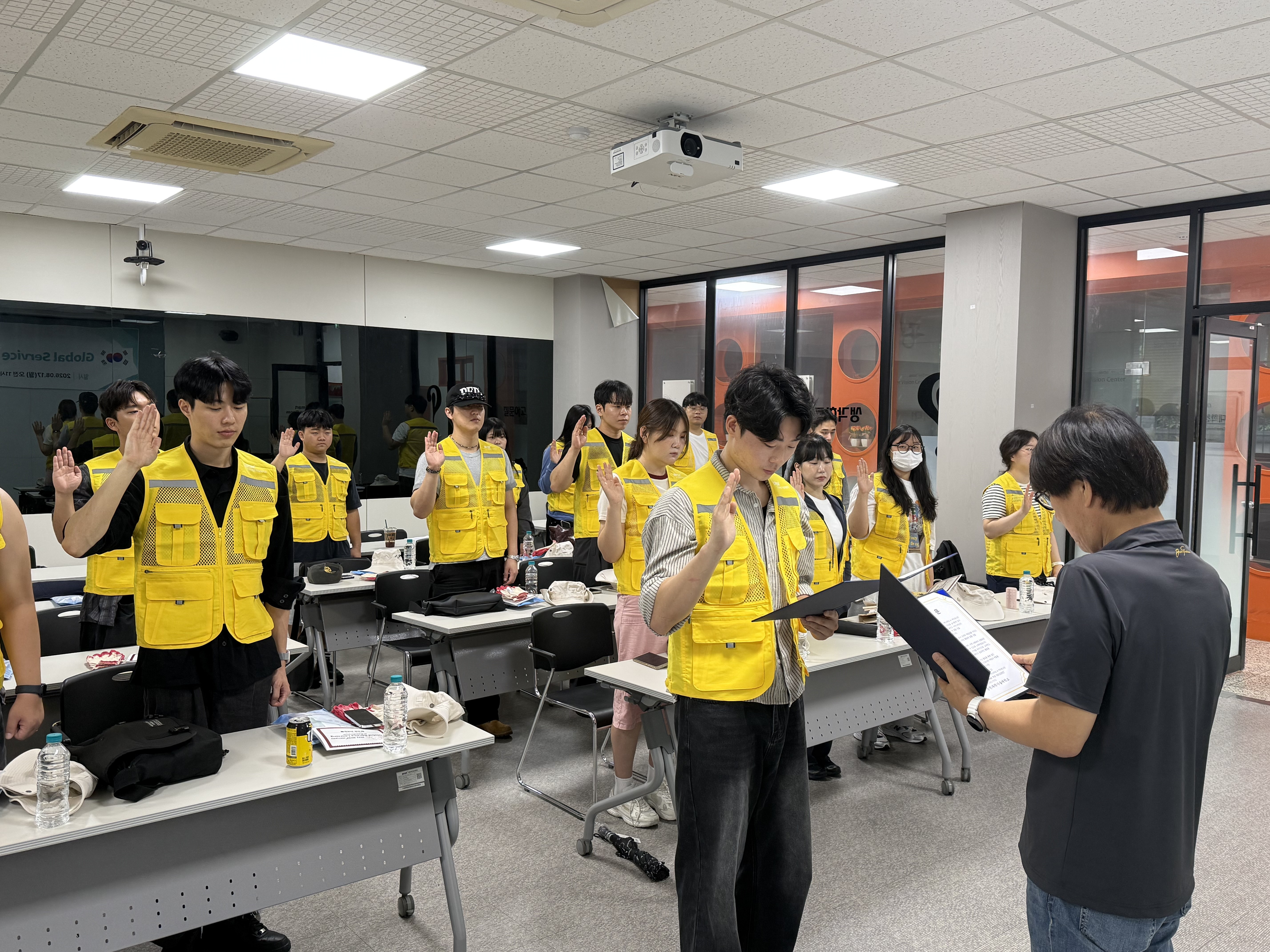 동원과학기술대학교, 카자흐스탄서 글로벌 서비스 러닝 전개 공식 게시물 사진