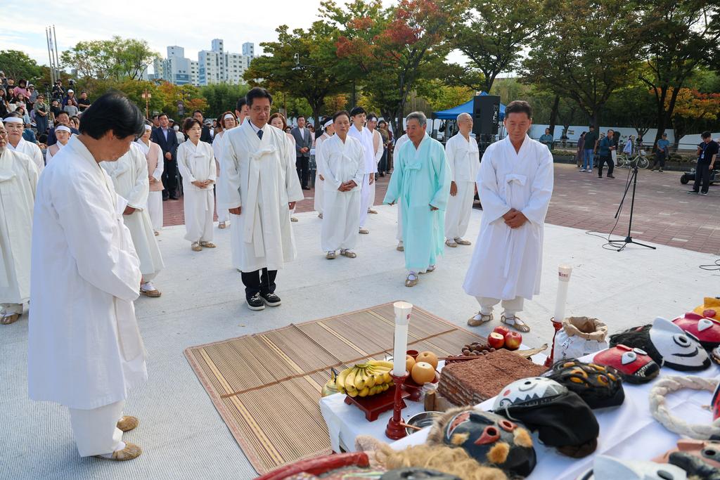 경남도 무형유산 ‘김해오광대 공개행사’ 개최 공식 게시물 사진