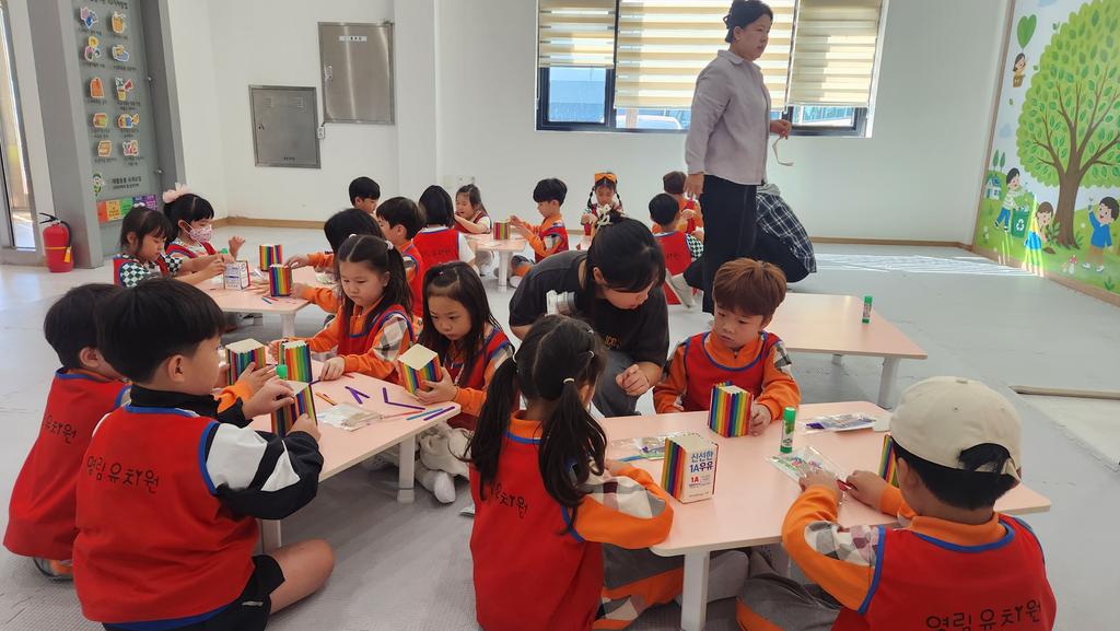 김해시, 재활용품선별장 홍보관 어린이 체험견학 재개 공식 게시물 사진