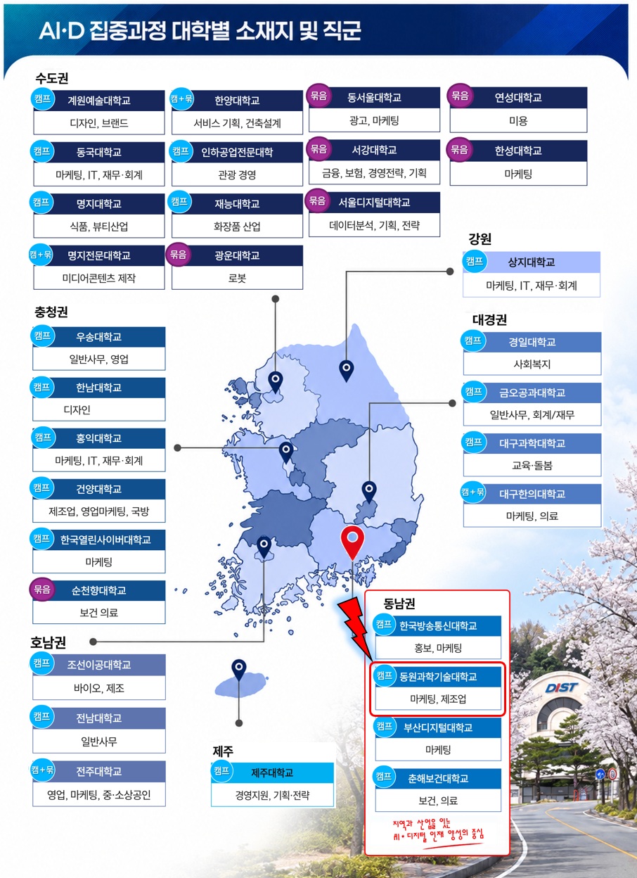 동원과기대, AID 30+ 집중캠프 교육 품질 고도화…재직자 AI·디지털 역량 강화 공식 게시물 사진