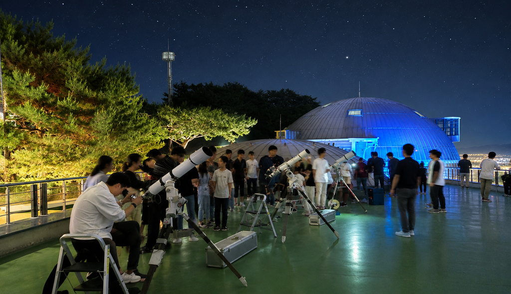 김해천문대, 「찾아가는 천체관측회」참여공간 모집 공식 게시물 사진