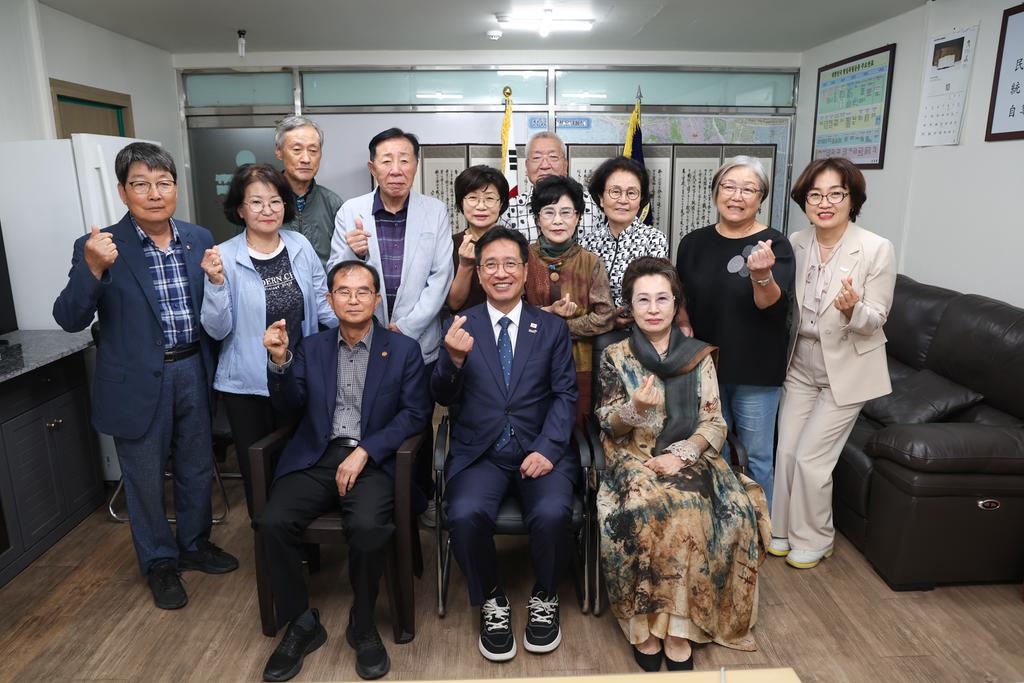 김해시, 광복회 김해시지회 방문 공식 게시물 사진